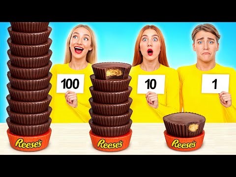 100 Layers of Chocolate Challenge | Funny Food Challenges by Multi DO
