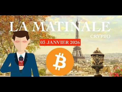 🚨 03 JAN. 2026 ☀️☕️🥐 LES ALTCOINS N'ONT PAS DIT LEUR DERNIER MOT 🤫 La vague des ETF arrive 🌊