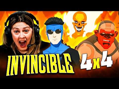 INVINCIBLE 4x4 REACTION - I AM KIND OF OBSESSED WITH VOLCANIKKA! FIRST TIME WATCHING