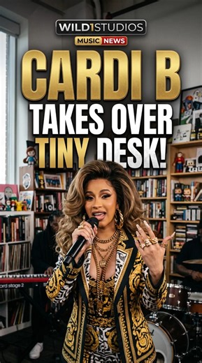 Cardi B Takes Over NPR Tiny Desk! 🎤