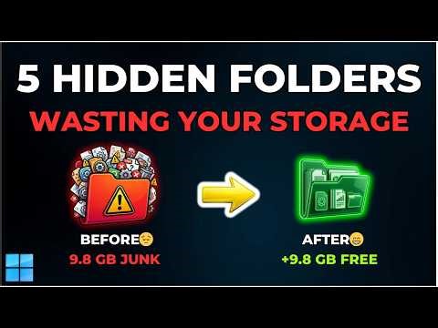 Windows Has Secret Junk Files You Need to Delete Right Now