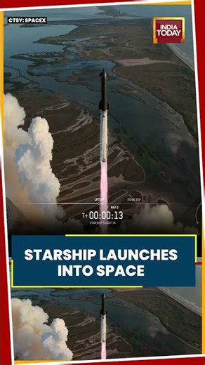 SpaceX Starship Heads Into Space After Successful Liftoff From Texas Launch Site