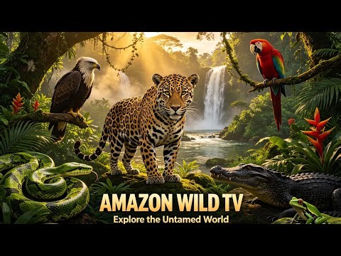 Amazon Rainforest Birds in 4K | Discover the Colorful Birdlife of Nature’s Greatest Jungle