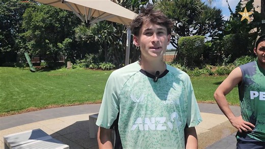 Duel between Pakistan and New Zealand... with a twist 😅 U19 players have a fun game on the poolside 🎯 #PakistanFutureStars | #u19worldcup | Pakistan Cricket Team