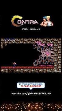 CONTRA 1987 | STAGE 8 - ALIEN'S LAIR