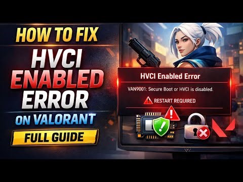 How_To_Fix_HVCI_Enabled_Error_On_ValorantFull_Guide full updated vedeo 💯 working