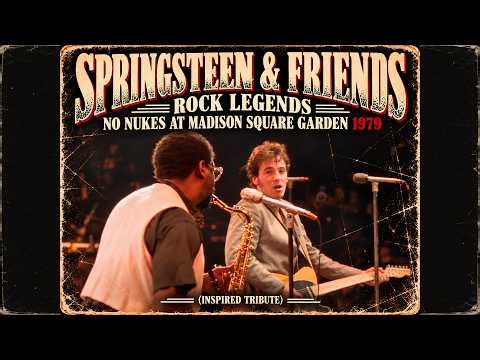 Springsteen & Friends 🔥 Rock Legends | No Nukes at Madison Square Garden 1979 (Inspired Tribute)