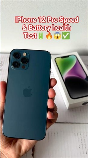 iPhone 12 Pro in 2026 😳 Speed ⚡ Battery Health 🔋 & GB Test! #shorts #viral #trending