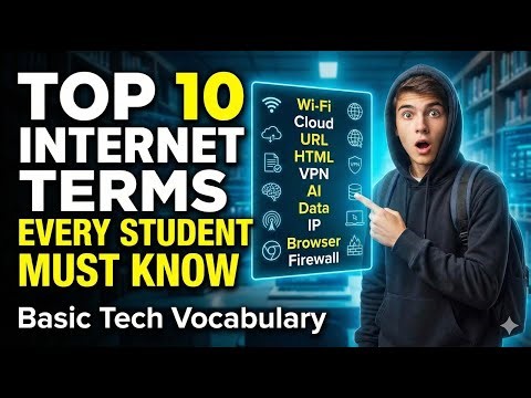 Top 10 Internet Terms Every Student Must Know Basic Tech Vocabulary