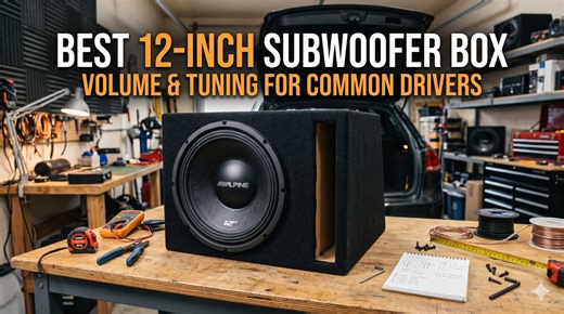 Best 12-Inch Subwoofer Box: Volume and Tuning for Common Drivers | Audio Intensity