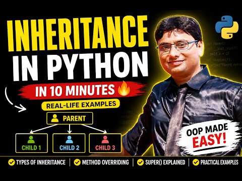 OOPs Part-5 | What is Inheritance in Python? Explained Like a Pro