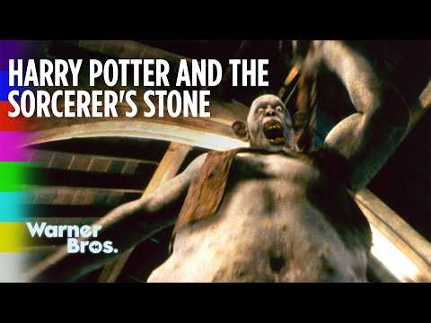 Harry Potter and the Sorcerer's Stone | Troll in Dungeon | Warner Bros. Rewind