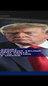 Supreme Court allows President Trump to implement parts of his mail-in voting executive order