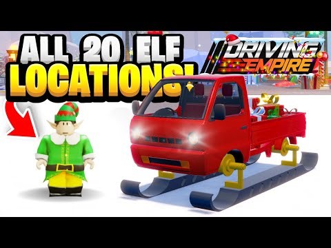 All ELF Locations In The Driving Empire Winterfest!