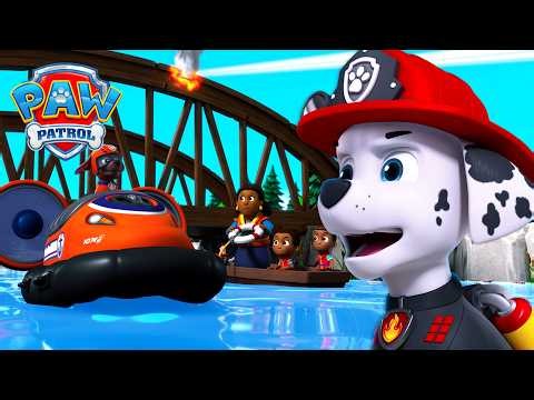 The Bridge Is Burning! Marshall to the Rescue! 🔥 | PAW Patrol | 2 HOUR Compilation