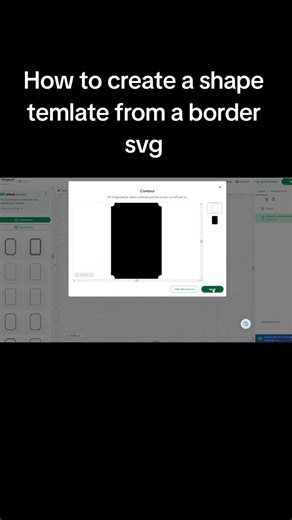 Cricut Design Space tutorial how to make a shape from a border #cricutforbeginners #designspacetips