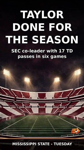 TAYLOR DONE FOR THE SEASON The Play Dispatch
