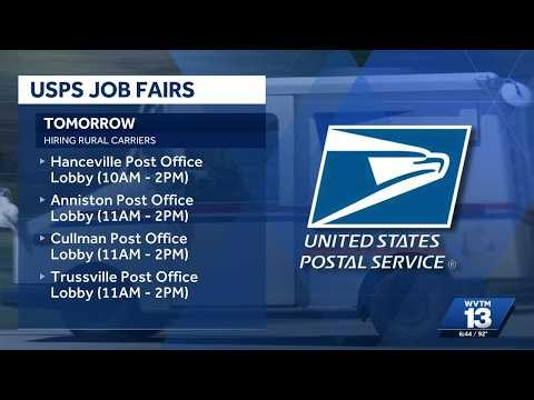 USPS hiring fairs to recruit rural mail carriers in central Alabama