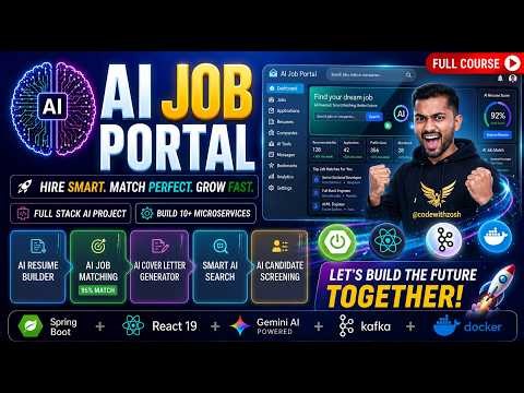 Build a Full-Stack AI Job Portal with Spring Boot Microservices, React 19, Google Gemini AI