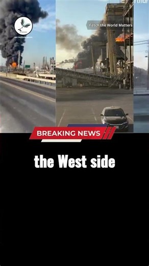 Massive explosion at oil refinery in US