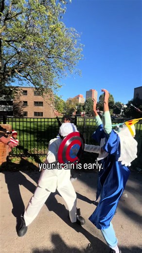 Captain Colonel… we missed the train🧎🏾‍♂️ #colonelsanders #catchthattrain #commuterlife #publictransportation #train