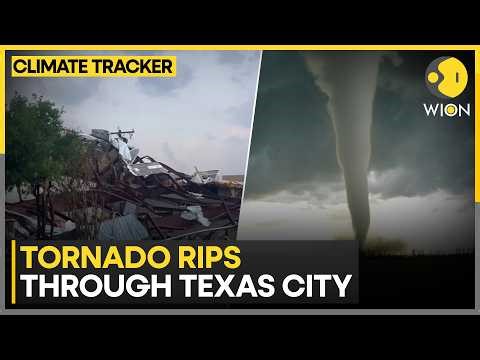 Texas Tornado: Five Injured As Storm Strikes Mineral Wells | WION Climate Tracker