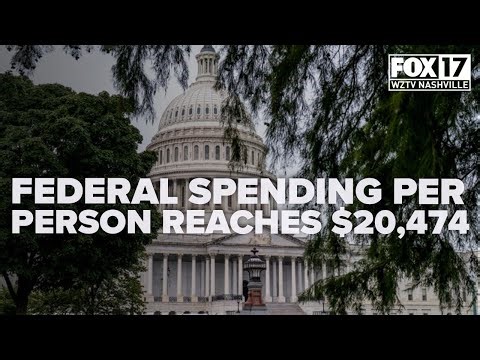 Federal spending per person reaches $20,474 in 2025, nearly 100 fold increase since 1916