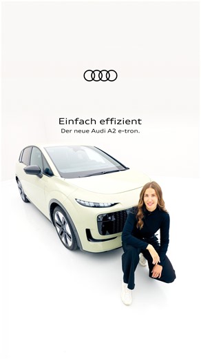 Audi A2 e-tron: Effizienz steckt im Detail