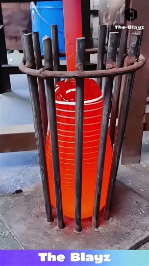 Hot Red Iron Gets PERFECT Shape! Satisfying Metal Forging Process