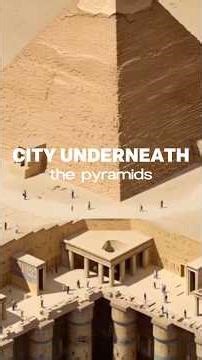 Radar scans reveal hidden city beneath Giza pyramids.#Giza #Pyramids #Radar