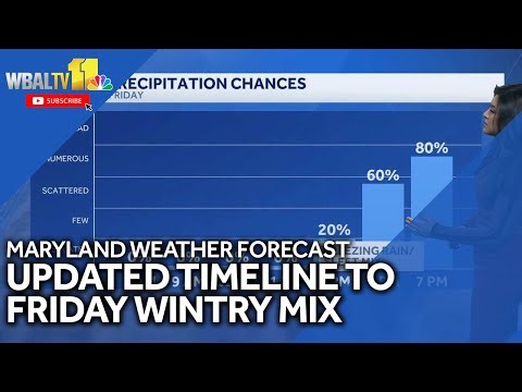 Alert Day: Wintry mix Friday afternoon and evening