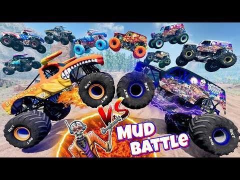 EPIC Monster Truck Competition Compilation LIVE | El Toro Loco VS Son uva Digger - BeamNG Drive
