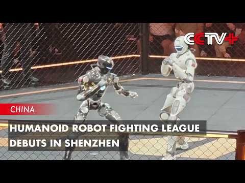 Humanoid Robot Fighting League Debuts in Shenzhen