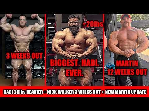 Should we be worried about Hadi? + Nick Walker 3 Weeks Out + Martin can be in the Mix at Olympia