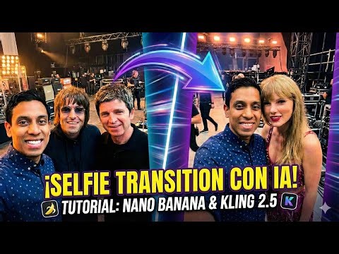 Cómo crear Selfie con famosos | El video viral del momento | IA