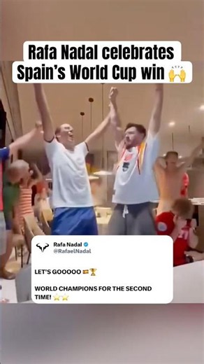 Rafa Nadal was FIRED UP for Spain’s win 🇪🇸👏