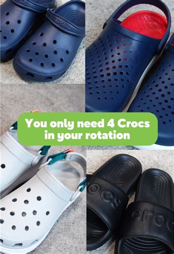 The ultimate 4-pair Crocs lineup. From daily wear to statement looks, these are the only Crocs your rotation needs. Get your next pair today! #Crocs #crocsph
