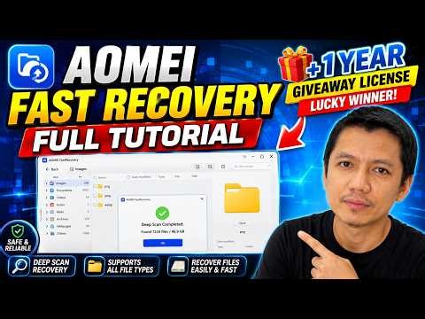 SD Card Data Recovery丨Full Tutorial with AOMEI FastRecovery (Free)