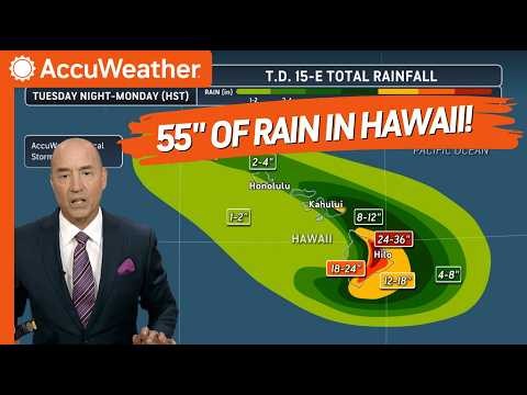 Hurricane Nolo Could Bring 55 Inches of Rain in Hawaii!