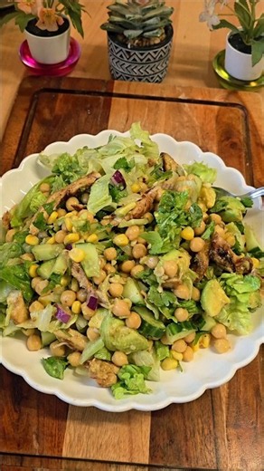 Avocado Chicken Salad #salad #healthyfood #short #shortvideo