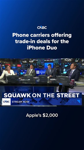 Phone carriers offering trade-in deals for the iPhone Duo