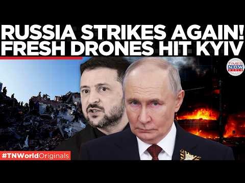 KYIV HIT AGAIN! Russia Launches Fresh Drone Wave After Deadly Ukraine Strikes | Times Now World