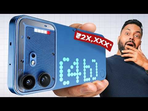 Nothing Phone (4b) Unboxing & First Look ⚡ 6000mAh, Glyph Bar @ ₹2X,999*?