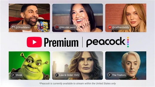 Peacock Subscription Coming to YouTube Premium at No Extra Cost