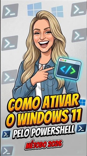 Como Ativar o Windows 11 pelo PowerShell (Método 2026)