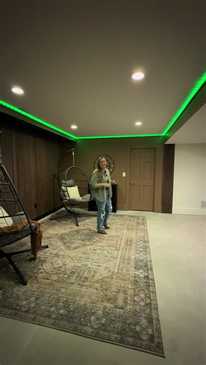 I installed @Woodson & Bros acoustic wood slat panels in the color walnut. #woodaccentwall #slatwall #accentwall #woodslatwall #acousticpanels