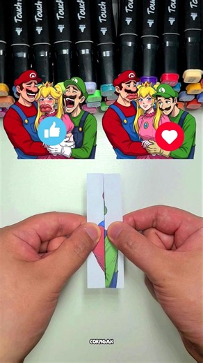 which one is correct? The Super Mario Galaxy Movie Characters Mario Or Luigi #supermario #shorts