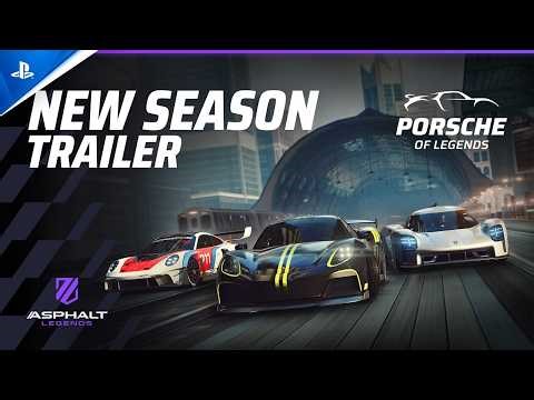 Asphalt Legends - Porsche of Legends Trailer | PS5 & PS4 Games