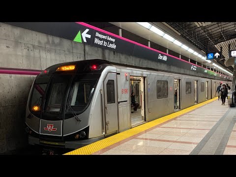 TTC Full Westbound Ride Video on 6196 on route Line 4 Sheppard with updated next stop announcement