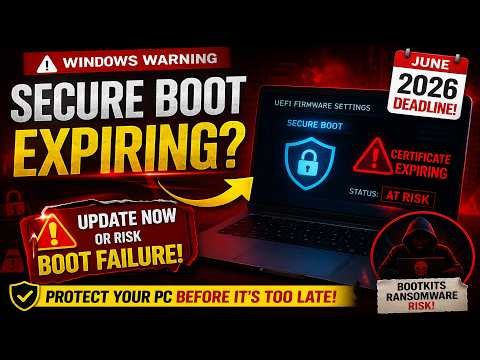 Windows Secure Boot Expiring in 2026? Do This NOW to Protect Your PC!